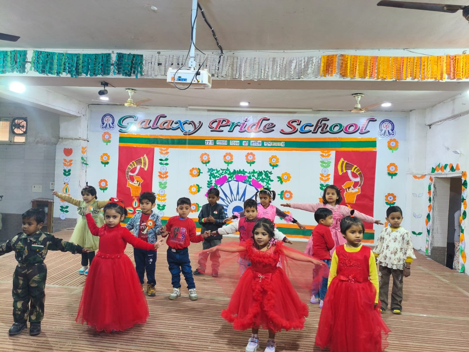 Republic Day at Galaxy Pride School Faridabad